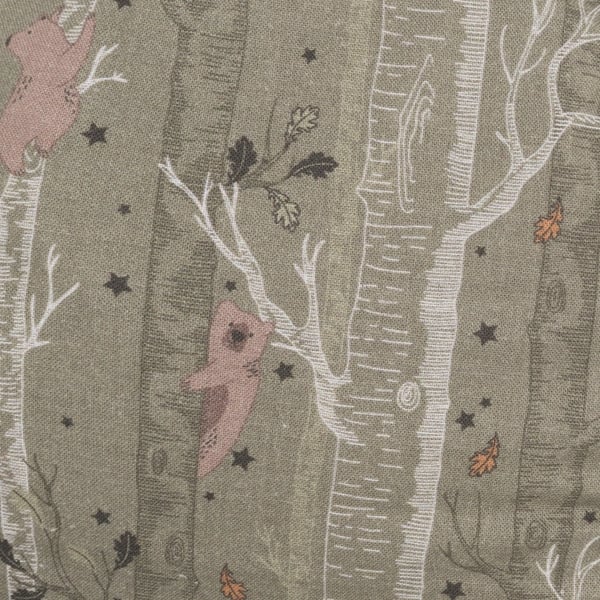 Stoffstück "Herbstbär" (Bio-Baumwolle)