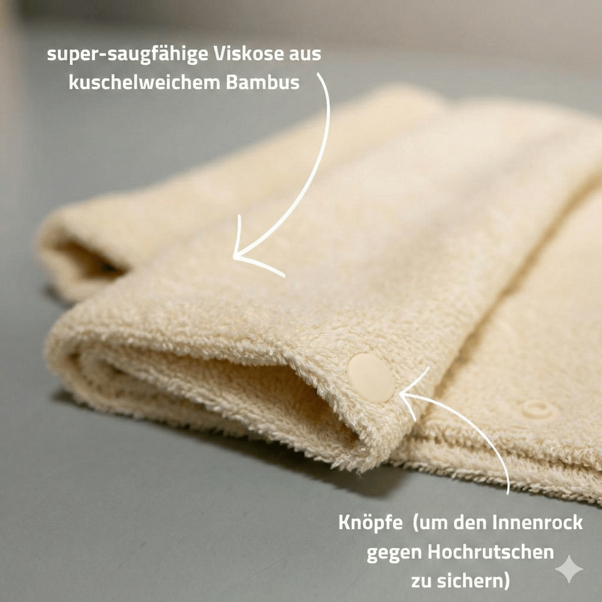 Windelrock "Avocado" mit zwei Innenröcken