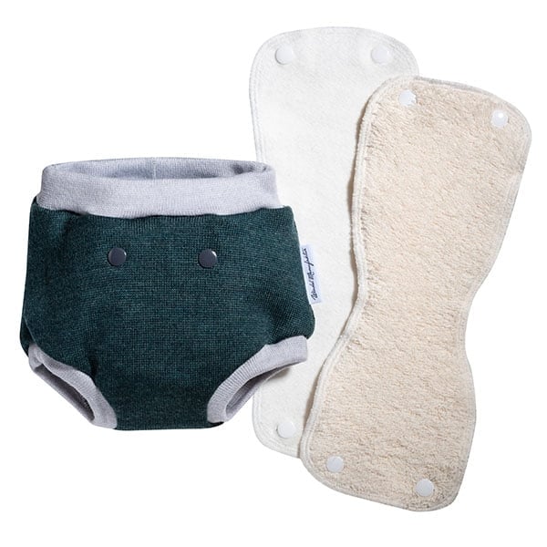 Trainerhöschen "Moos" (Merinowolle) (2. Wahl)