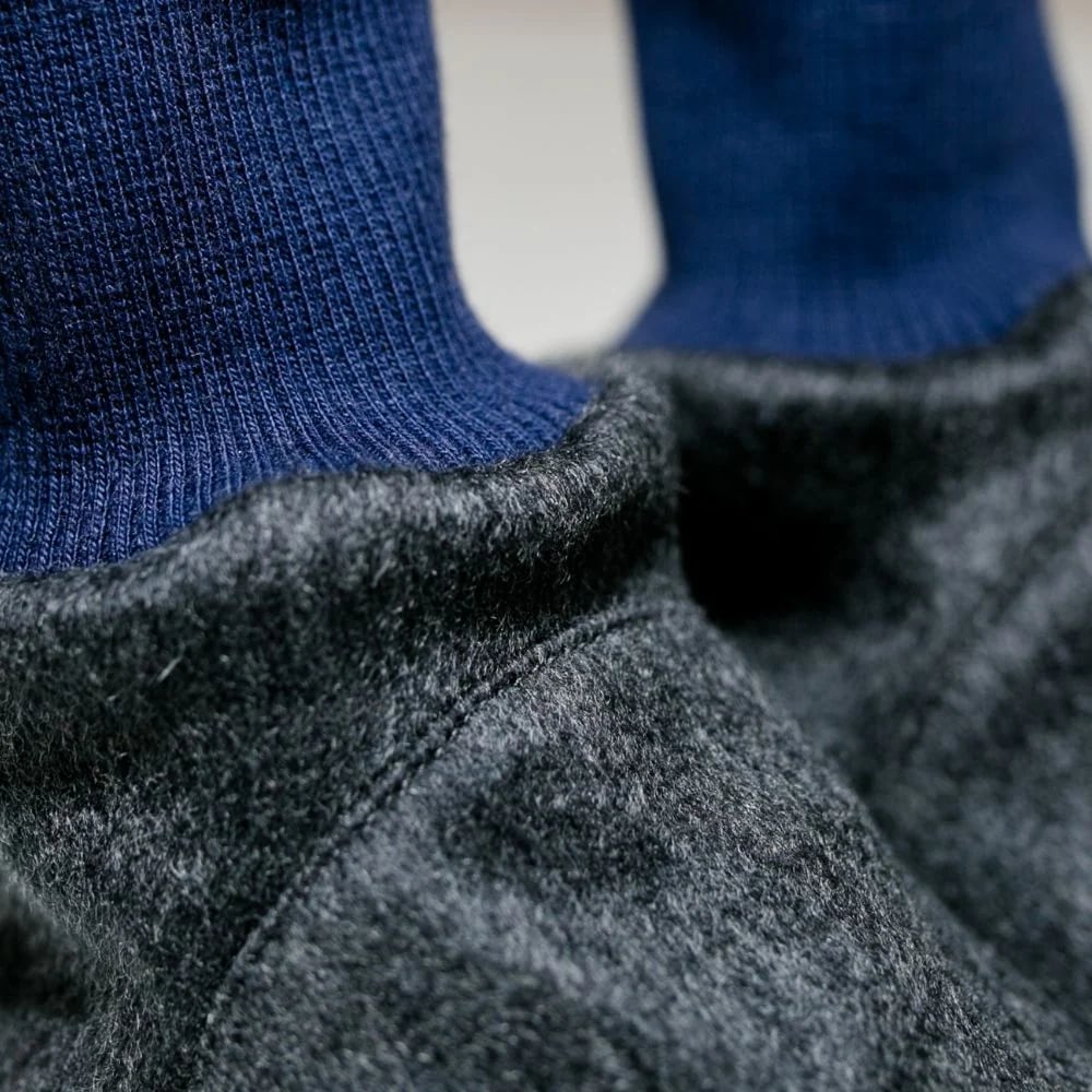 Krabbelschuhe Merino (tiefsee)