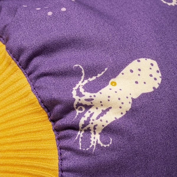 Stoffstück "Kalmare" (Bio-Baumwolle)