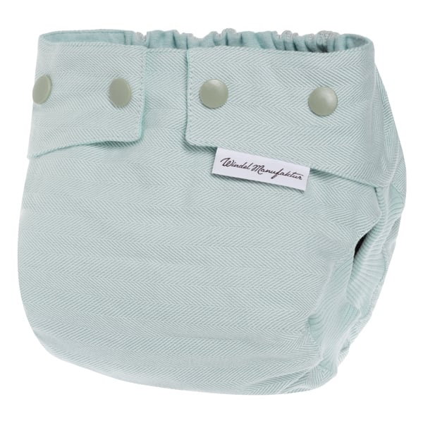TragetuchstoffWindel "Oh Spatz mint" (Bio-Baumwolle)
