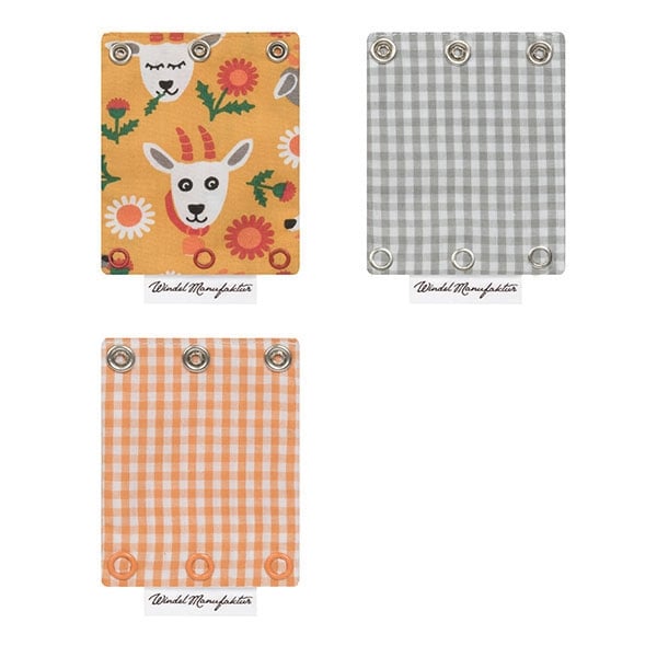 Bodyverlängerung "Geißlein" im Mehrgrößenset (3 Stück, mit Bio-Baumwolle)