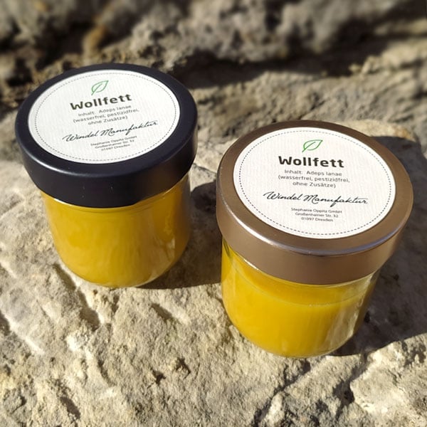 Bio-Wollfett im Glas (Lanolin)