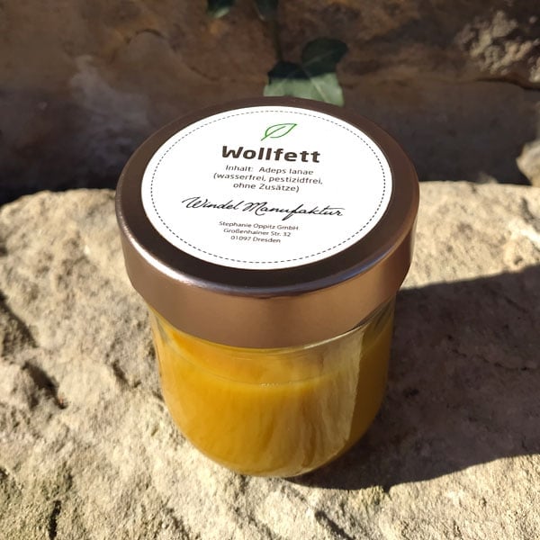 Bio-Wollfett im Glas (Lanolin)