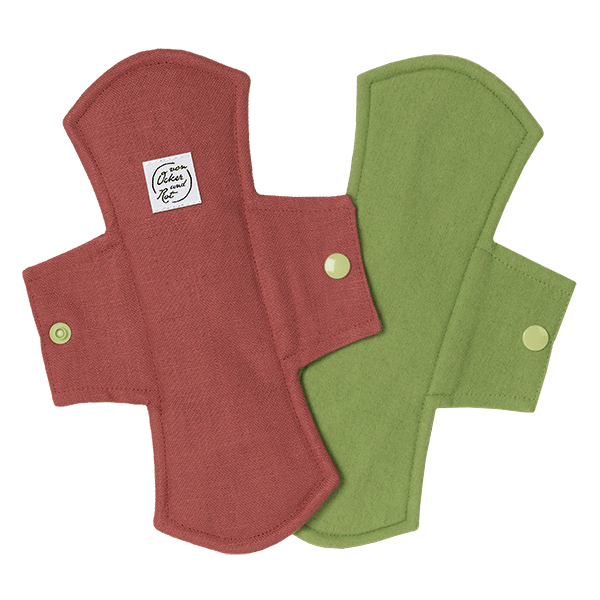 Stoffbinde klein "Melone" (Leinen)