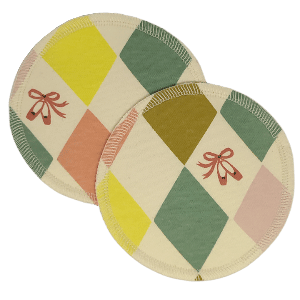 Jersey Abschminkpads rund "Palucca" im Set (2 Stück, mit Hanf und Bio-Baumwolle)