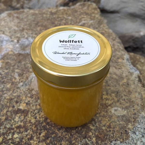 Bio-Wollfett im Glas (Lanolin)