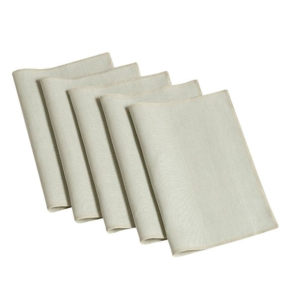 Cloth napkins "Matcha" in a set (5 pieces, linen)