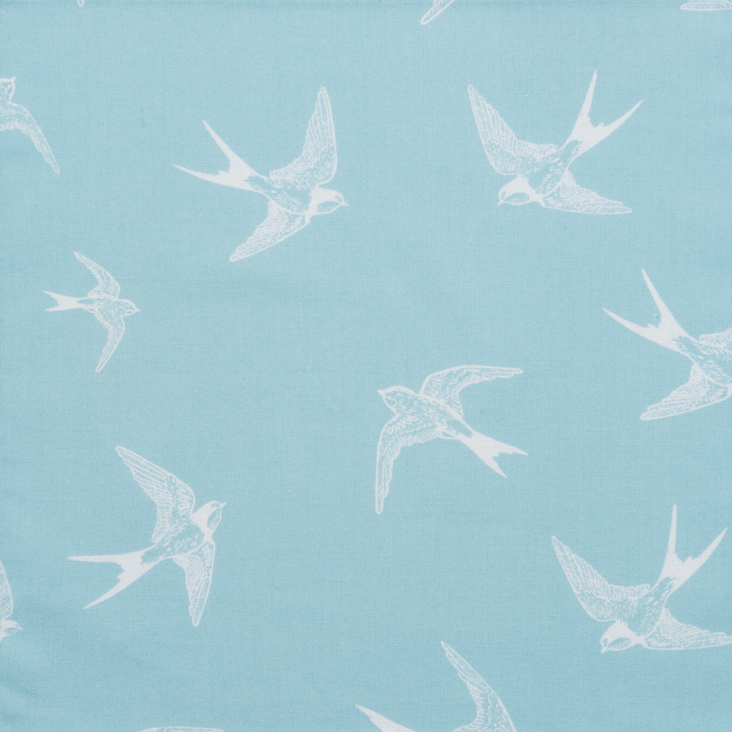 Handkerchiefs "Swallows" in a set (5 pieces, organic cotton)