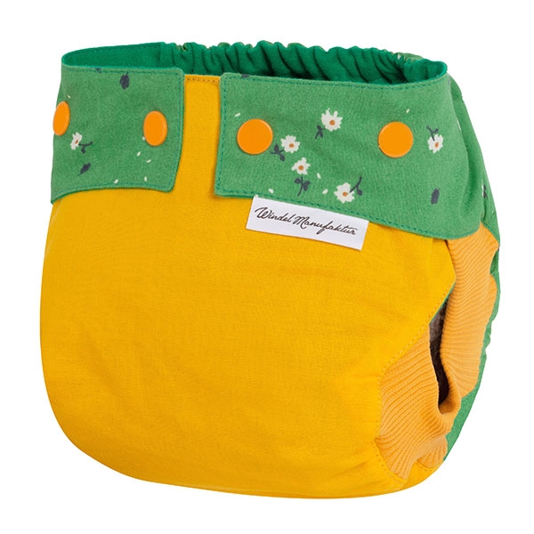 Cotton diaper "Tausendschön" (with organic cotton, 2nd choice), 9 to 19 kg