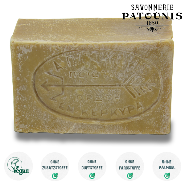 Patounis Green Olive Soap - grated soap flakes