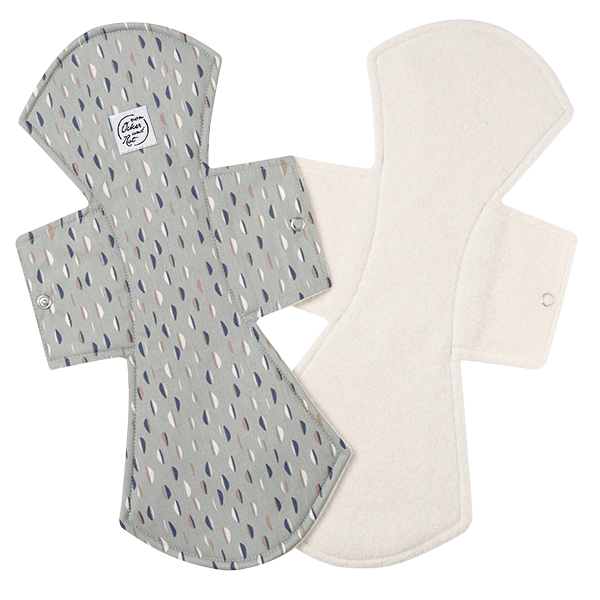 Cloth menstrual pad large "Mika" (organic cotton)