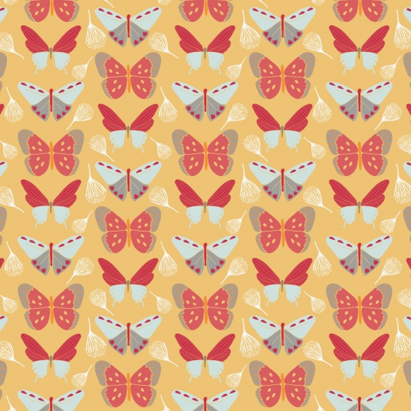 Fabric piece "Butterflies