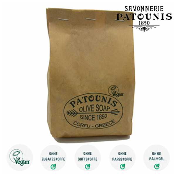 Patounis Green Olive Soap - grated soap flakes