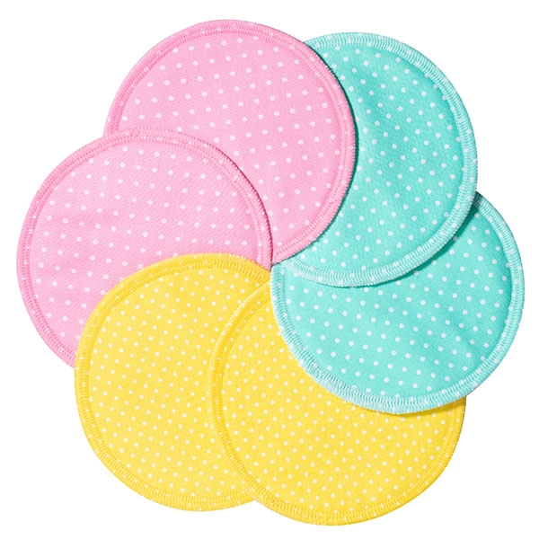 Nursing pads "Pastellpunkte" in a set (3 pairs)