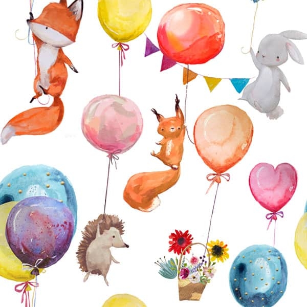 Lunchbag "Balloon Party" (PUL, small)