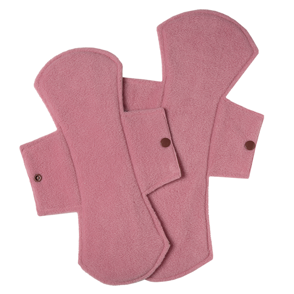 Cloth menstrual pads medium and large in a set "Pink Wire" (2 pieces)