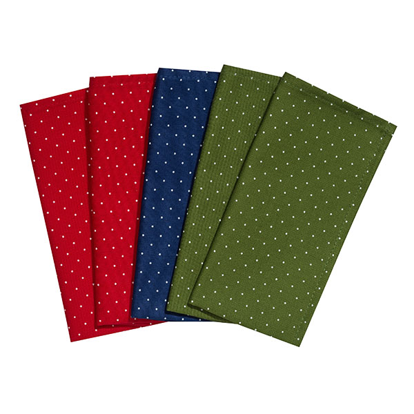 Handkerchiefs "Basispunkte" in a set (5 pieces)