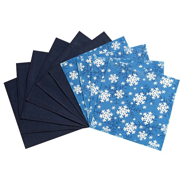 Wet wipes "Snowflakes" in a set (10 pieces)