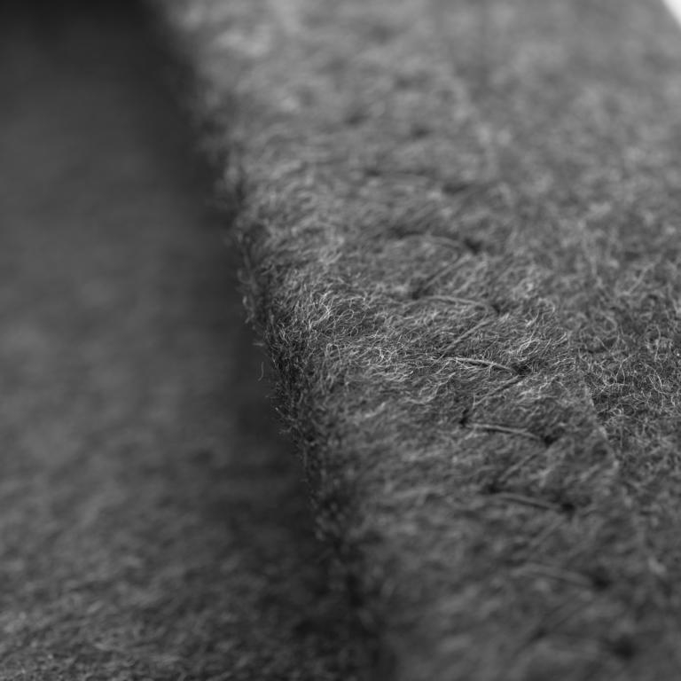 Inner diaper anthracite (merino wool, LONG VERSION), 2 to 5 kg
