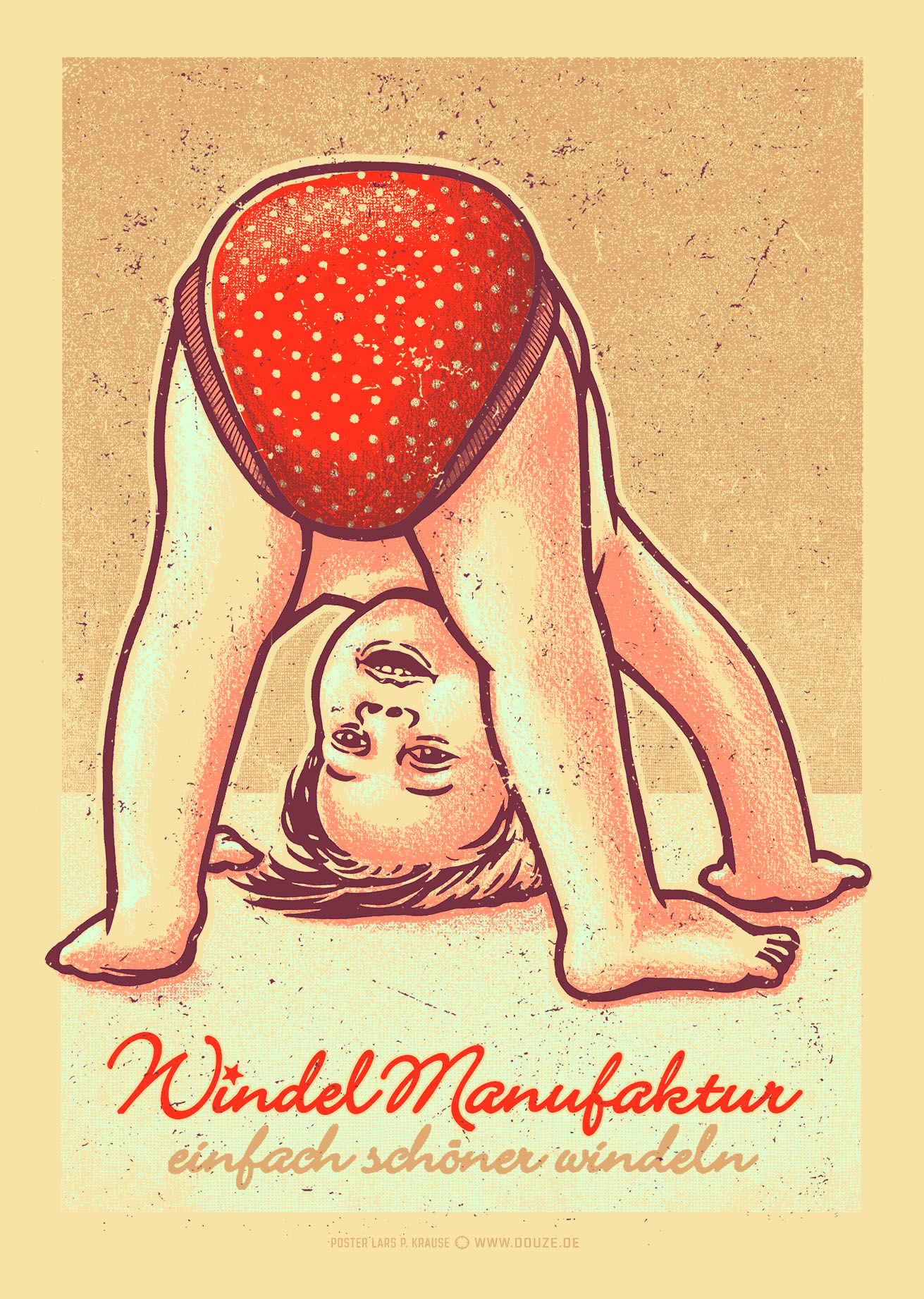 Siebdruckposter "WindelManufaktur"