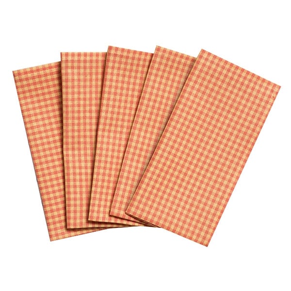 Handkerchiefs "Fräulein Orange" in a set (5 pieces)