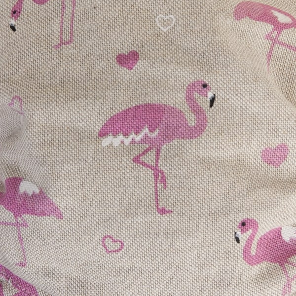 Piece of fabric "Flamingos"