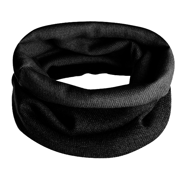 Loop Scarf black (merino wool)
