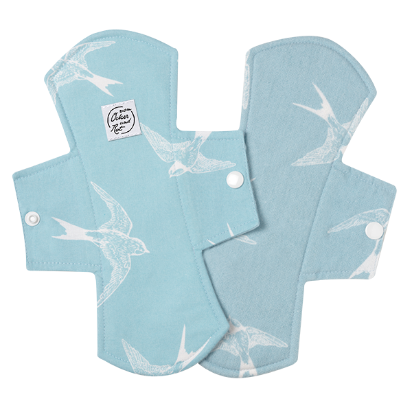 Cloth menstrual pad small "Svala" (organic cotton)