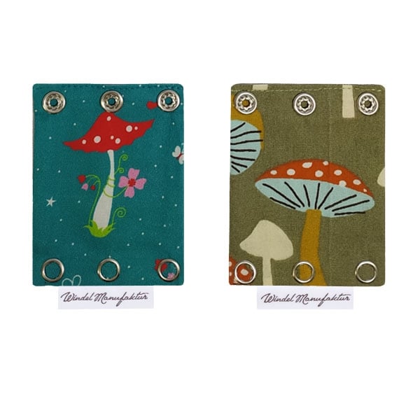 Body extension "Mushroom hunt" in a surprise set (2 pieces, button size 10 mm)