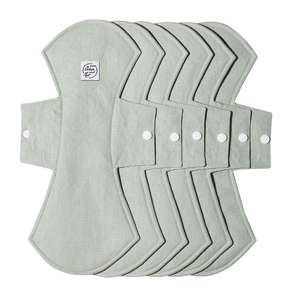 Maternity pads "Fresh Mama Matcha" in a set (6 pieces)