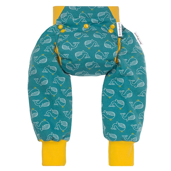 Whale" hold-away trousers (organic cotton)