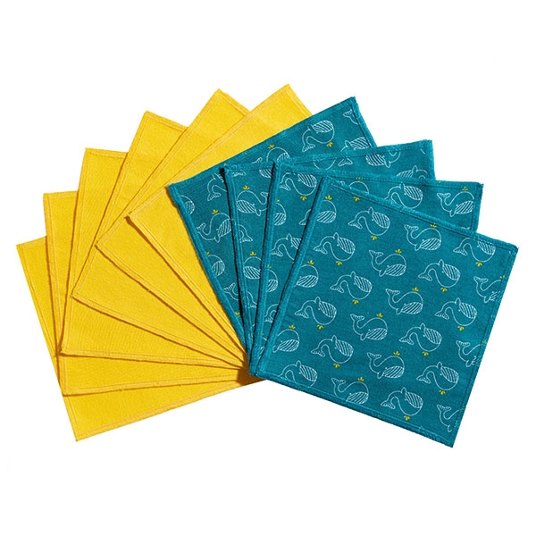 Set of 10 wipes - Whales