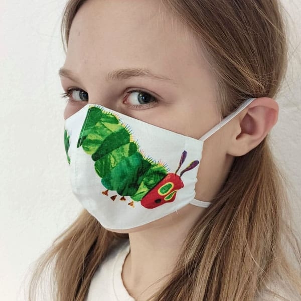 Mouth and nose mask children "Caterpillar" size S