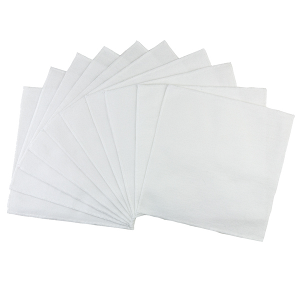Set of 10 wipes - white