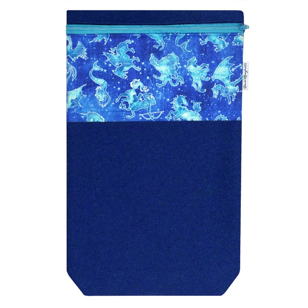 Wetbag wool "Star images blue" (small)