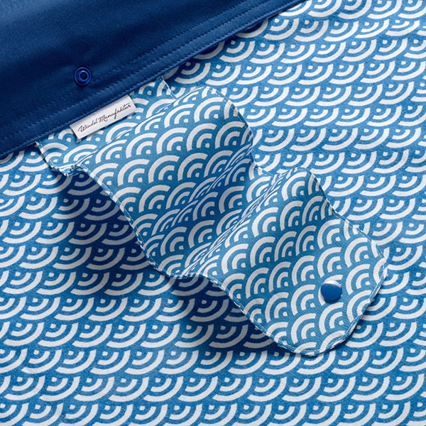 Changing mat "Blue wonder" (organic cotton)
