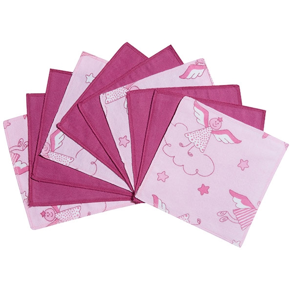 Wet wipes "Angel pink" in a set (10 pieces)