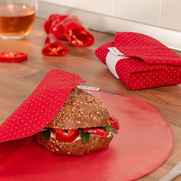 Lunchwrap "Erdbeere" (klein)