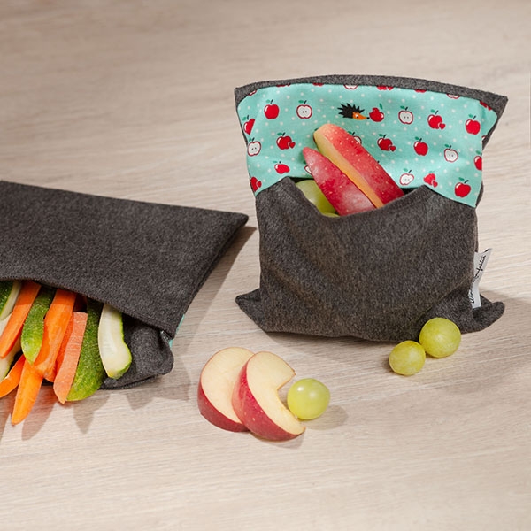Lunchbag "Heckenmäuse" (wool, medium)