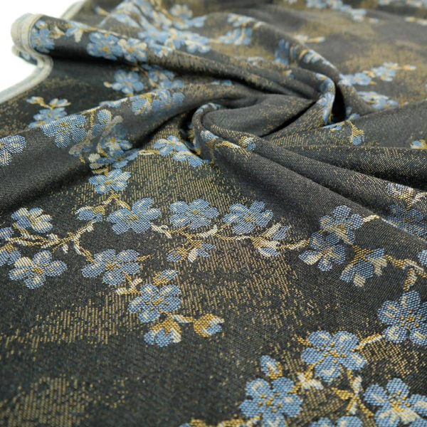 Piece of fabric "Tragetuch Didymos Blaue Blüte"