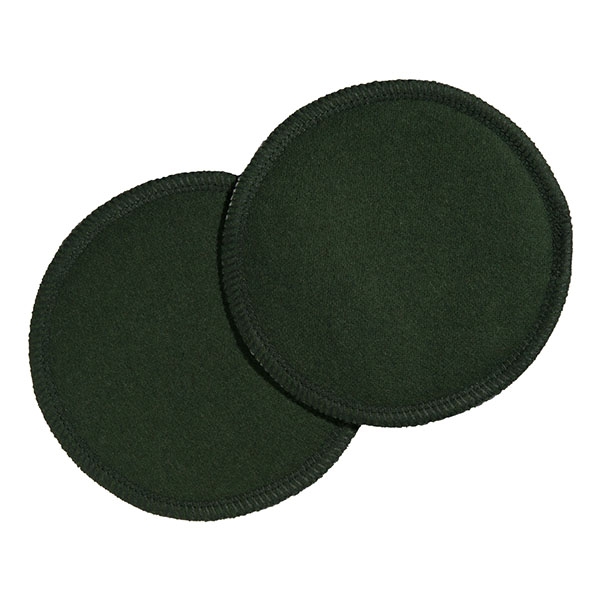 Nursing pads dark green (wool)