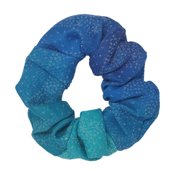 Scrunchie "Oscha Starry Night turquoise" hair tie
